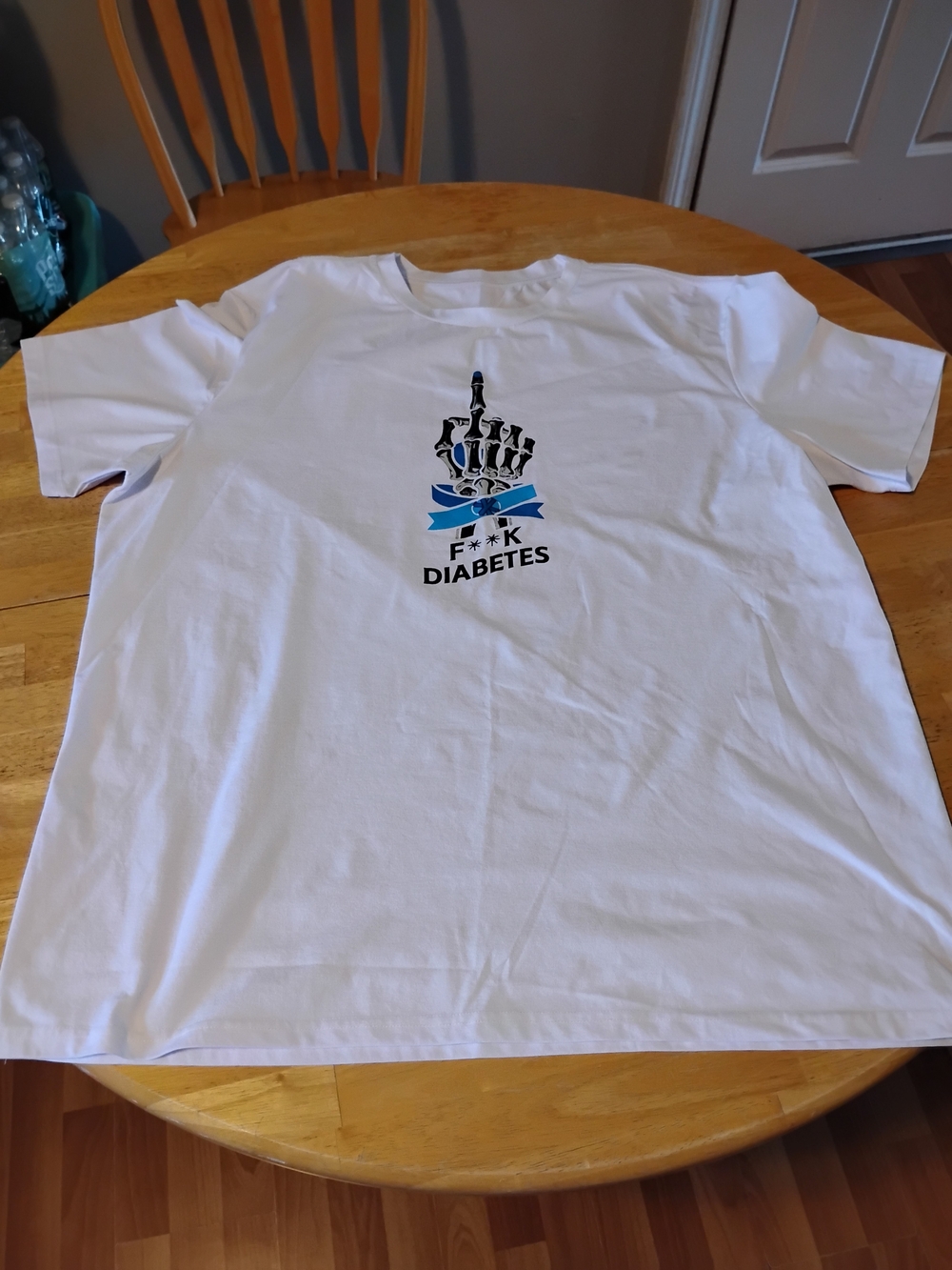 Unisex F*ck Diabetes Graphic Tee - White